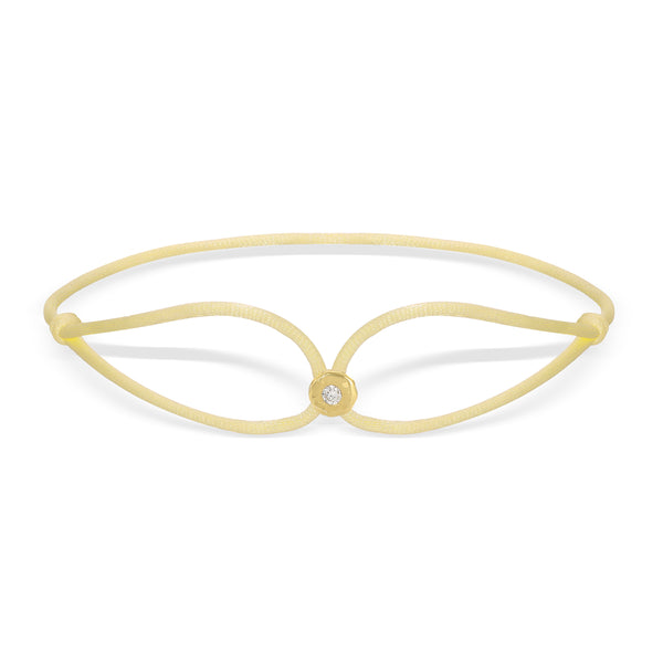 Parachute Nesting Gem Bracelet - Light Yellow
