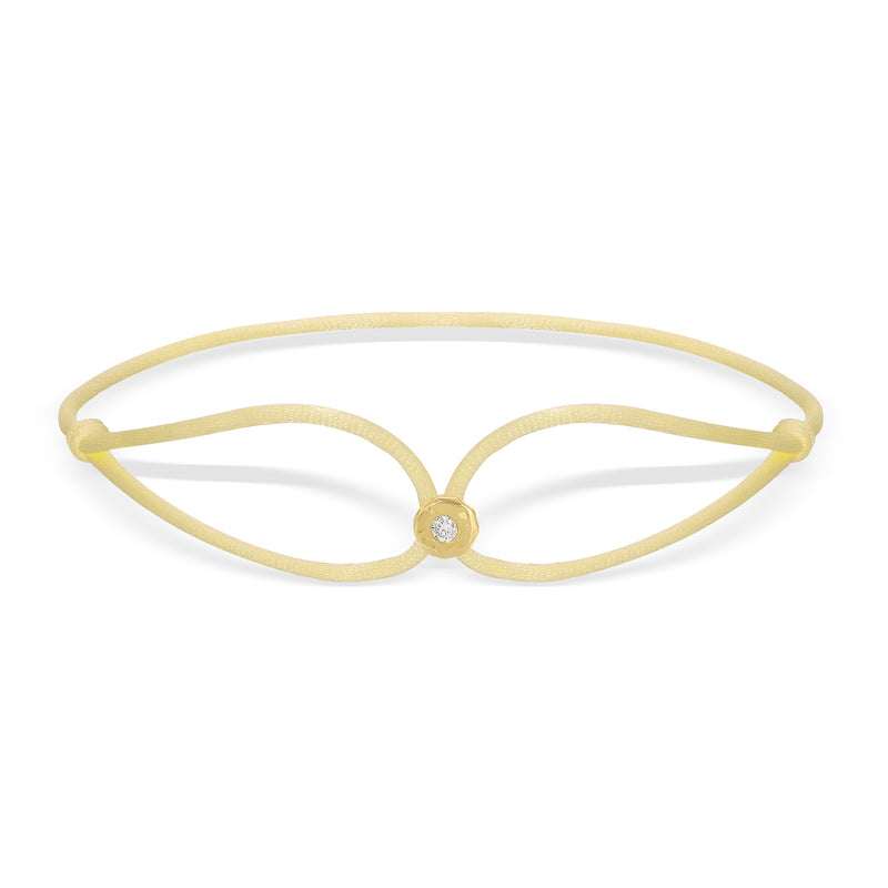 Parachute Nesting Gem Bracelet - Light Yellow