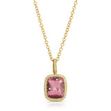Pink Tourmaline Necklace - 7.15 Carats