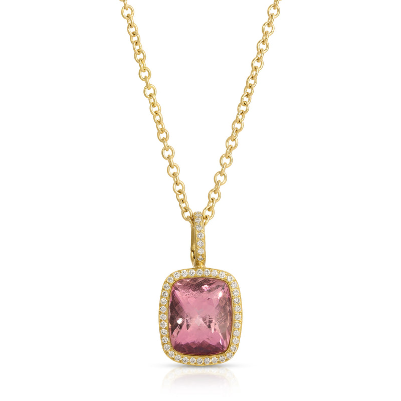 Pink Tourmaline Necklace