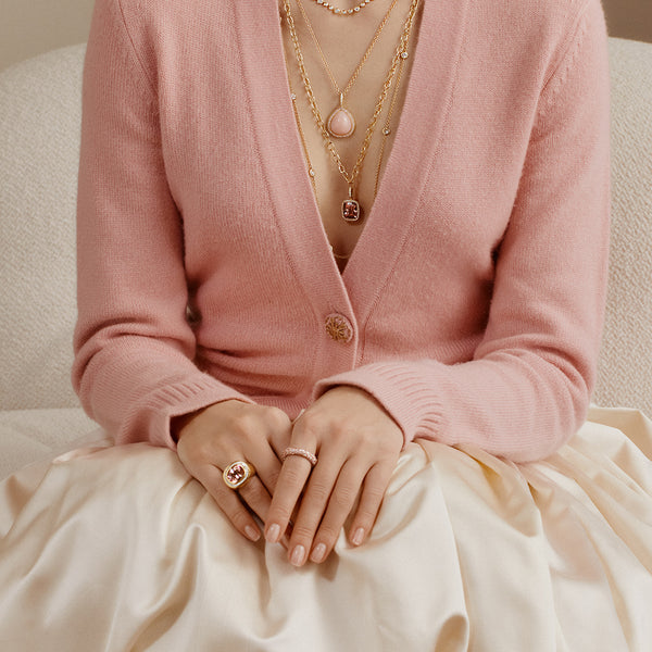 Pink Tourmaline Necklace