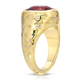 Red Tourmaline Imogen Ring