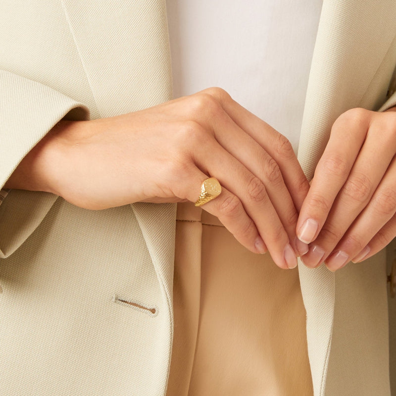 Celestial Signet Ring Sagittarius Octavia Elizabeth