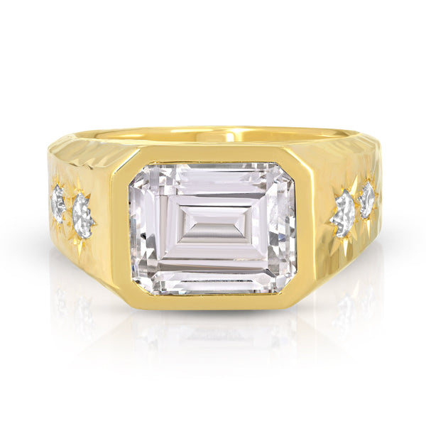 The Ambition - Engagement Ring 2.0 Carat Emerald Cut Diamond