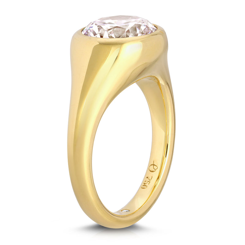 The Lenny Engagement Ring - 2.5 Carat Round Shaped Diamond