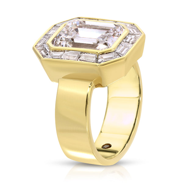 The Margot Engagement Ring - 2.5 Carat Emerald Cut Diamond