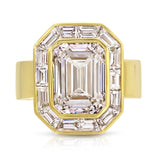 The Margot Engagement Ring - 2.5 Carat Emerald Cut Diamond