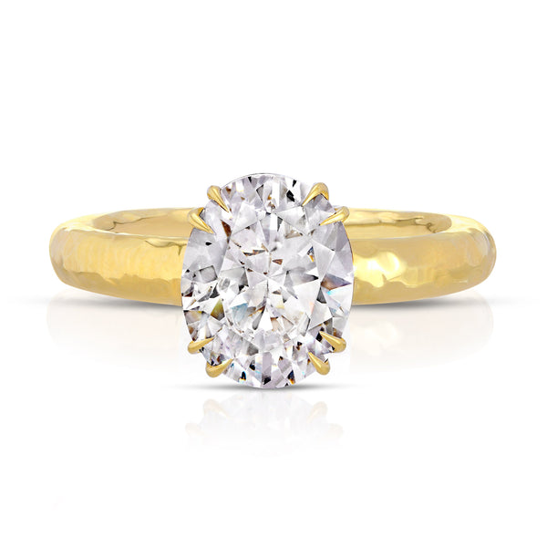 The Olivia Engagement Ring - 1.75 Carat Oval Diamond 
