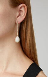 Kelly Earrings Opal & Diamonds